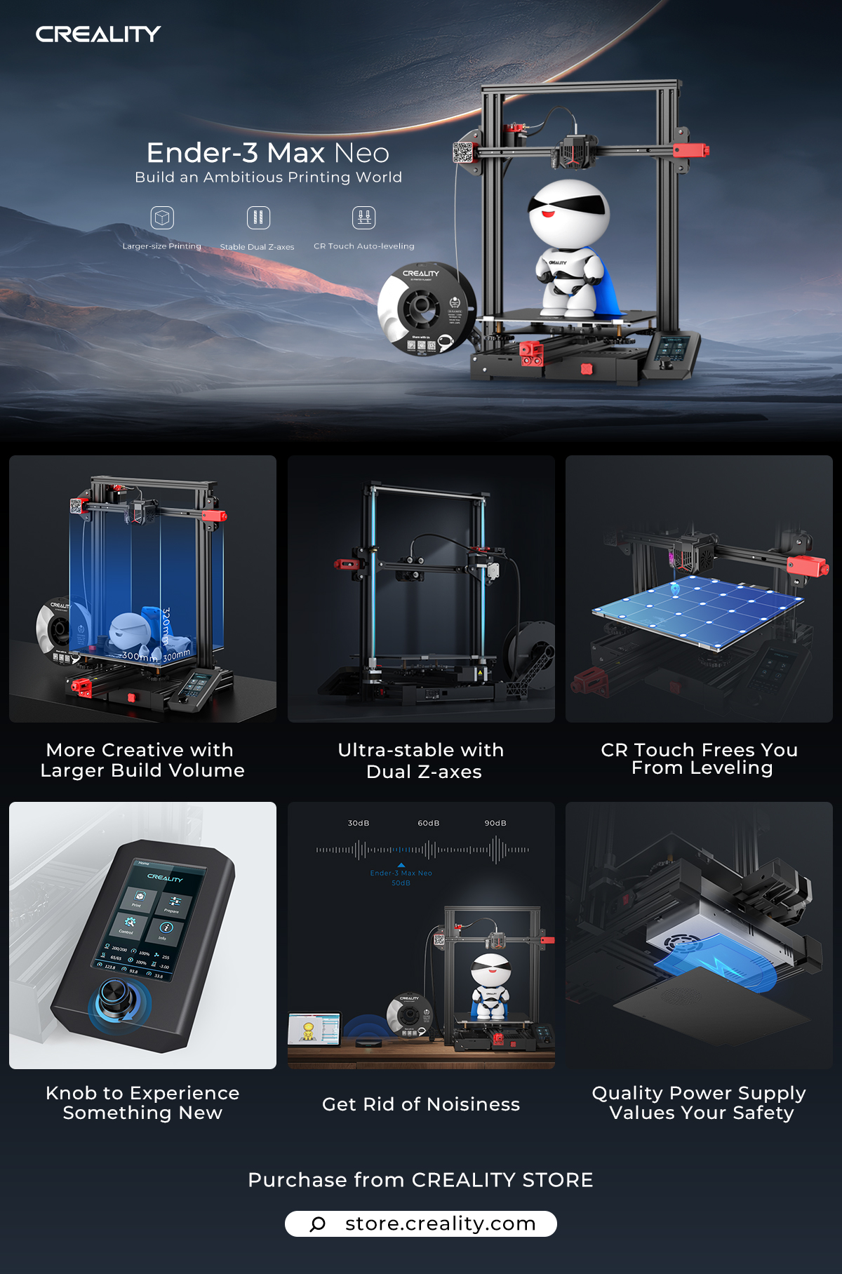 Ender 3 Neo | Ender-3 Neo, Ender-3 V2 Neo, and Ender-3 Max Neo, which is the right one for you?