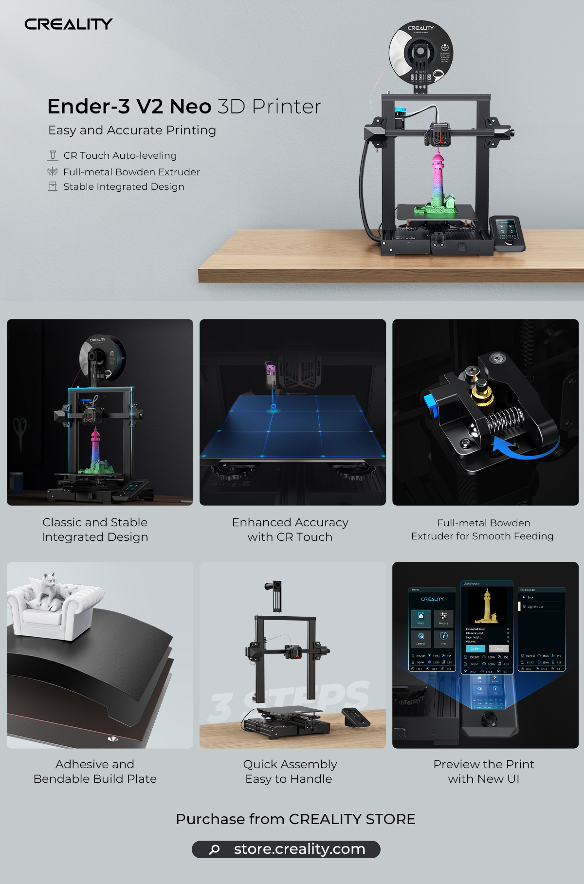 Ender 3 V2 Neo | Ender-3 Neo, Ender-3 V2 Neo, and Ender-3 Max Neo, which is the right one for you?
