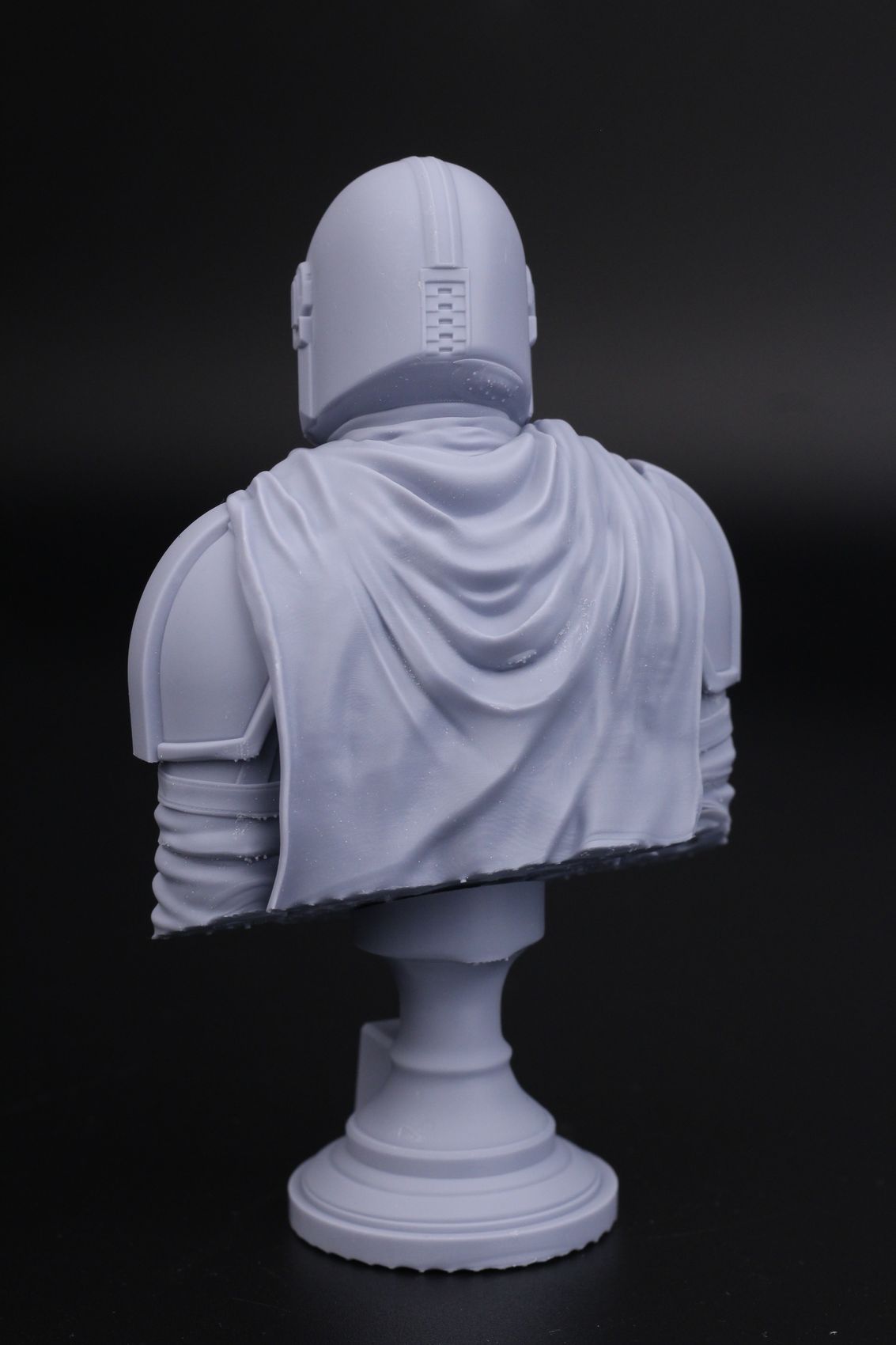 Mandalorian Bust from Fotis Mint Anycubic Photon D24 | Anycubic Photon D2 Review: DLP Resin 3D Printer