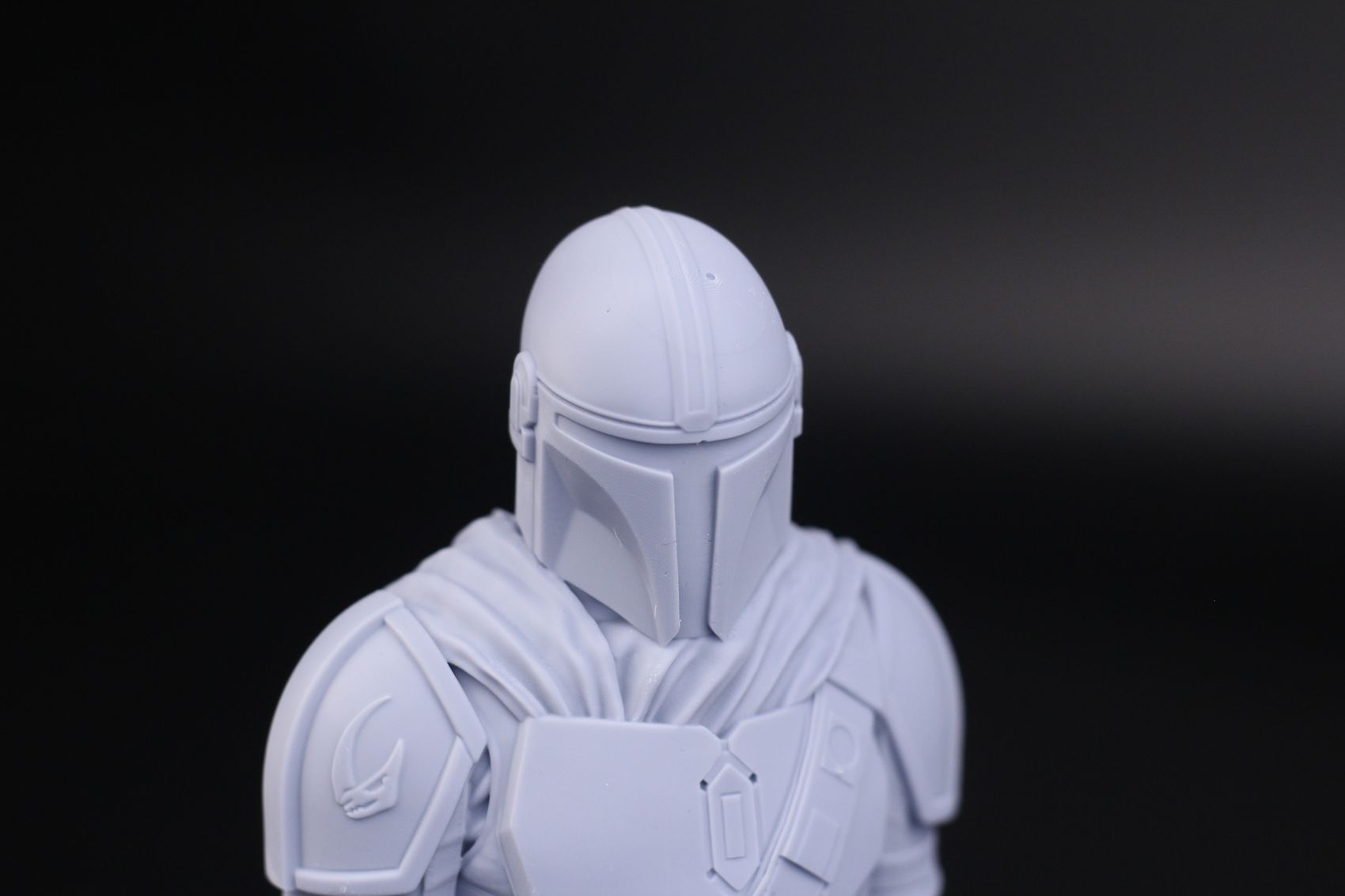 Mandalorian Bust from Fotis Mint Anycubic Photon D27 | Anycubic Photon D2 Review: DLP Resin 3D Printer