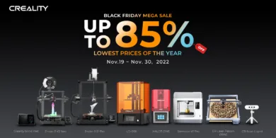 Creality Black Friday codex | Creality Black Friday Deals - up to 85% off