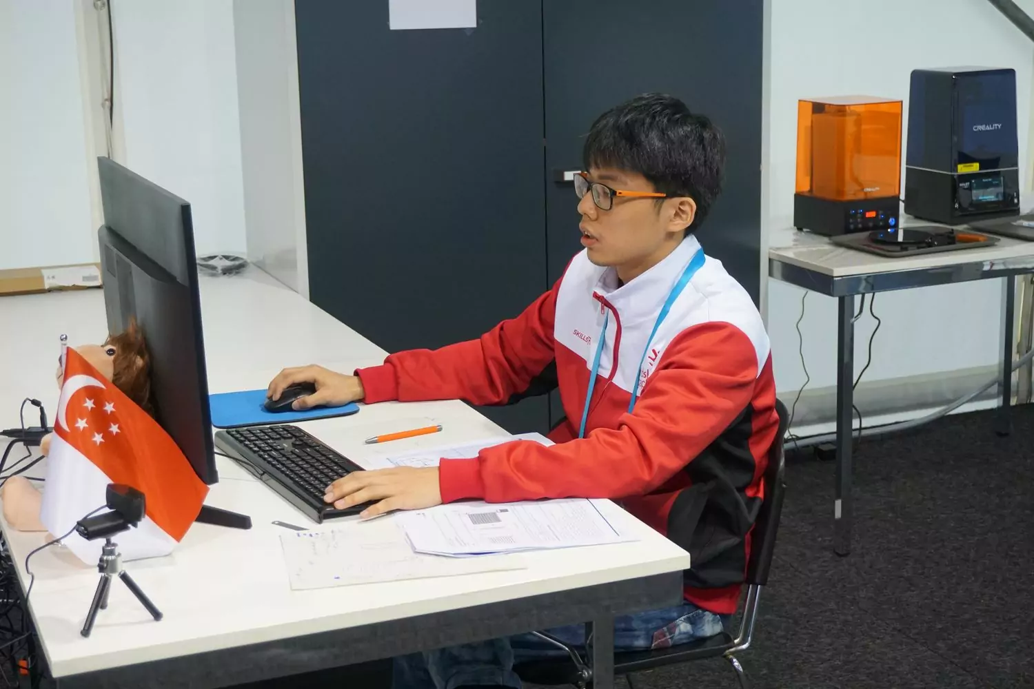WorldSkills 2022 Competition1 result | Creality HALOT-ONE PLUS Helps WorldSkills 2022 Competitors Parade Their Skills