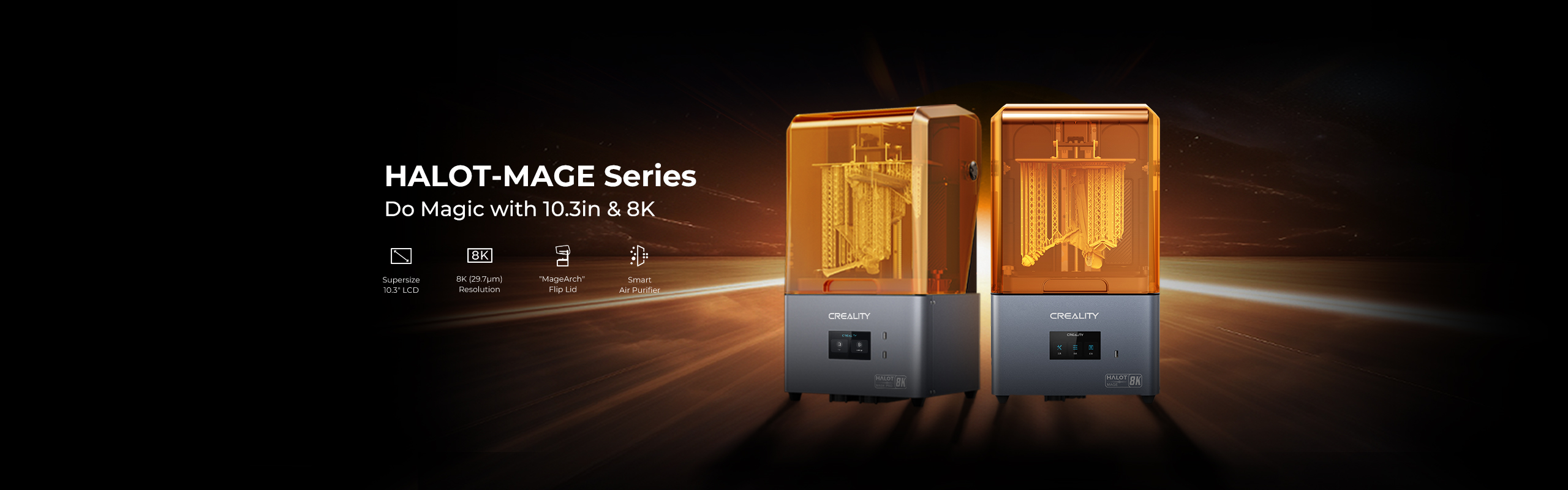 Creality Halot-Mage 8K & Pro 8K resin 3D-printers