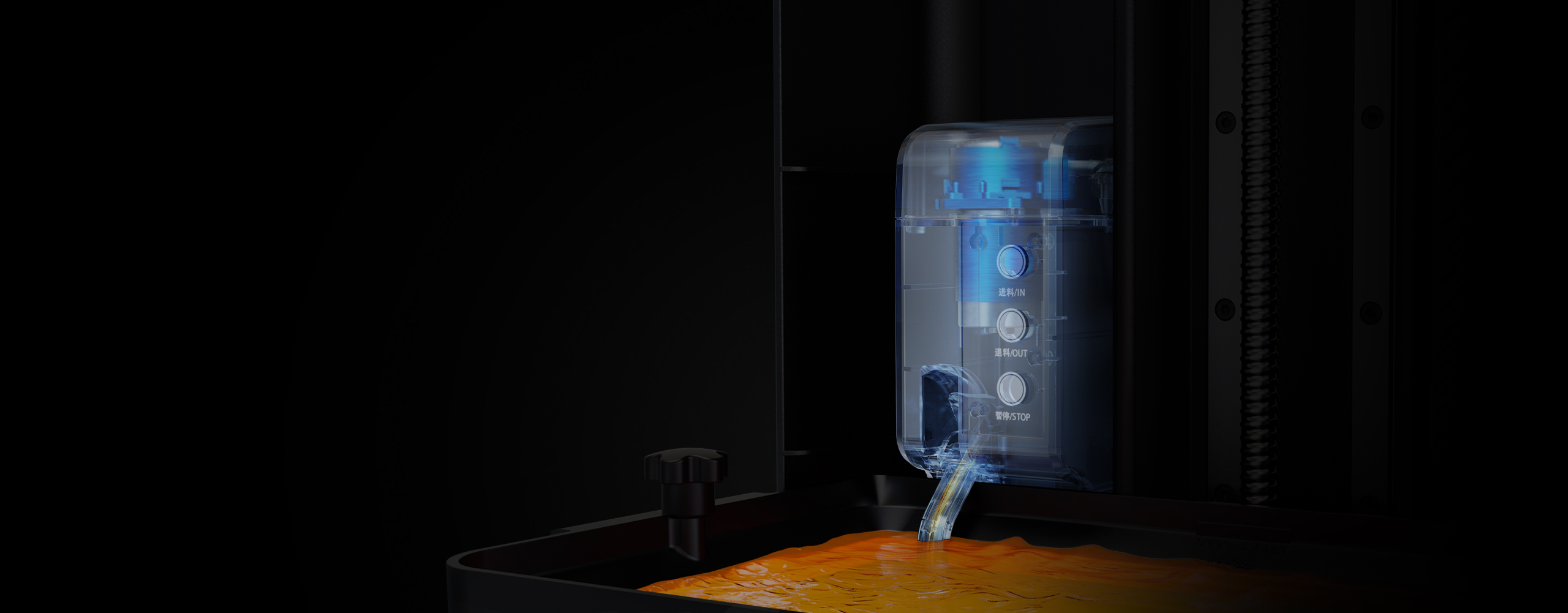 Smart Resin Pump on Halot Mage | Creality Launches Ground-breaking HALOT-MAGE Series 8K Resin Printers