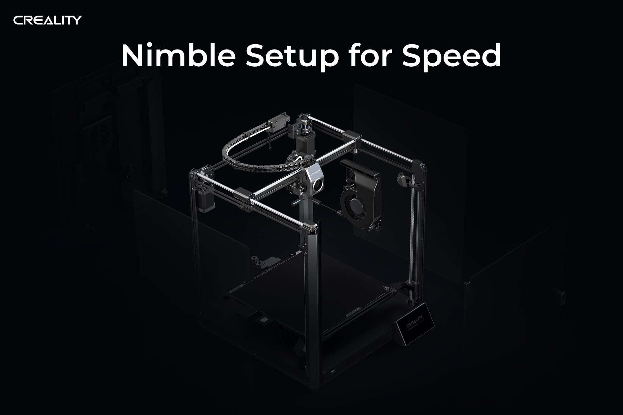 Crealiky K1 print frame | Official Sale for Creality K1 and K1 Max Speedy 3D Printers