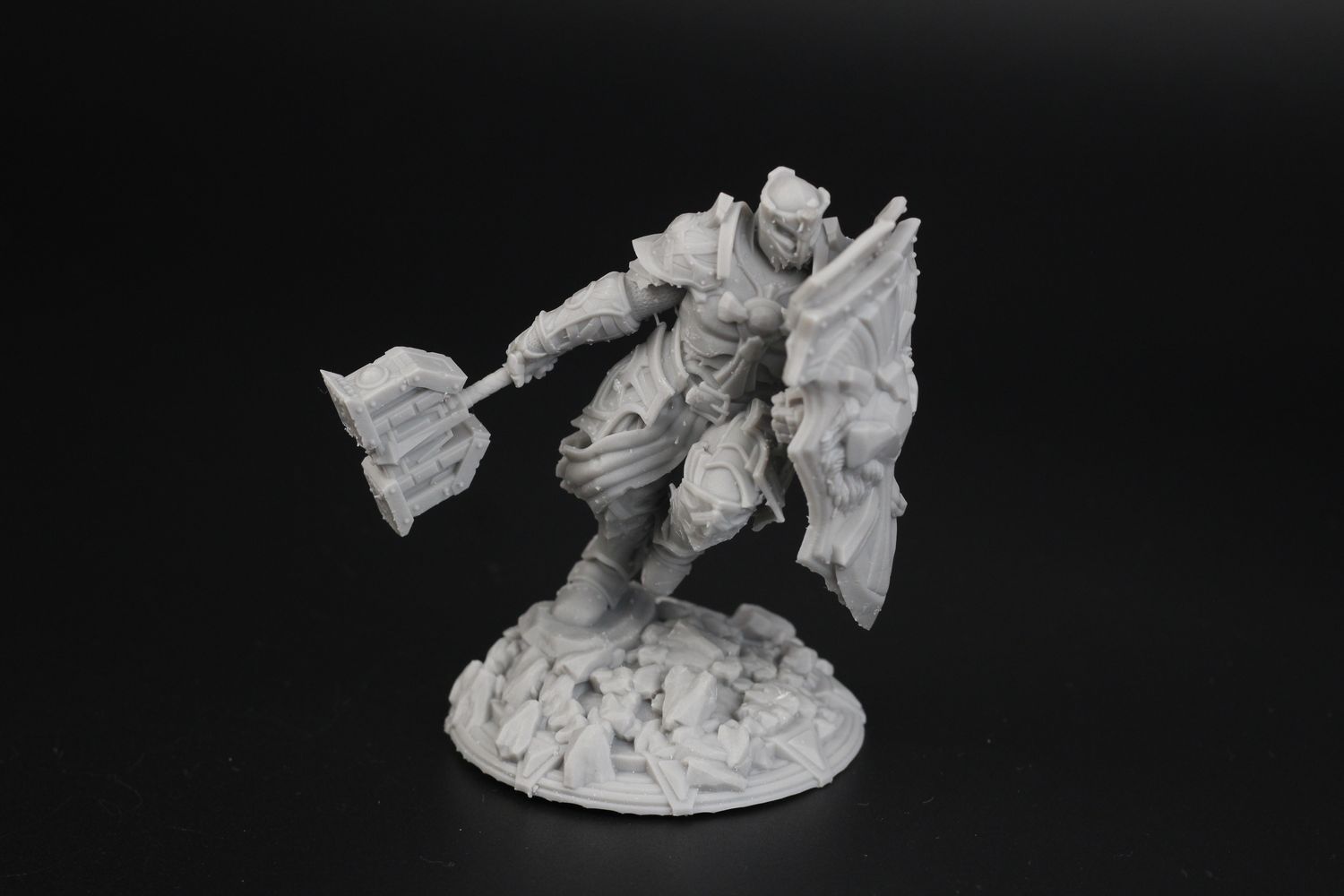 Pre Sliced Miniature on Halot Mage Pro5 1 | Creality Halot Mage Pro Review: Great Prints, Bad Software
