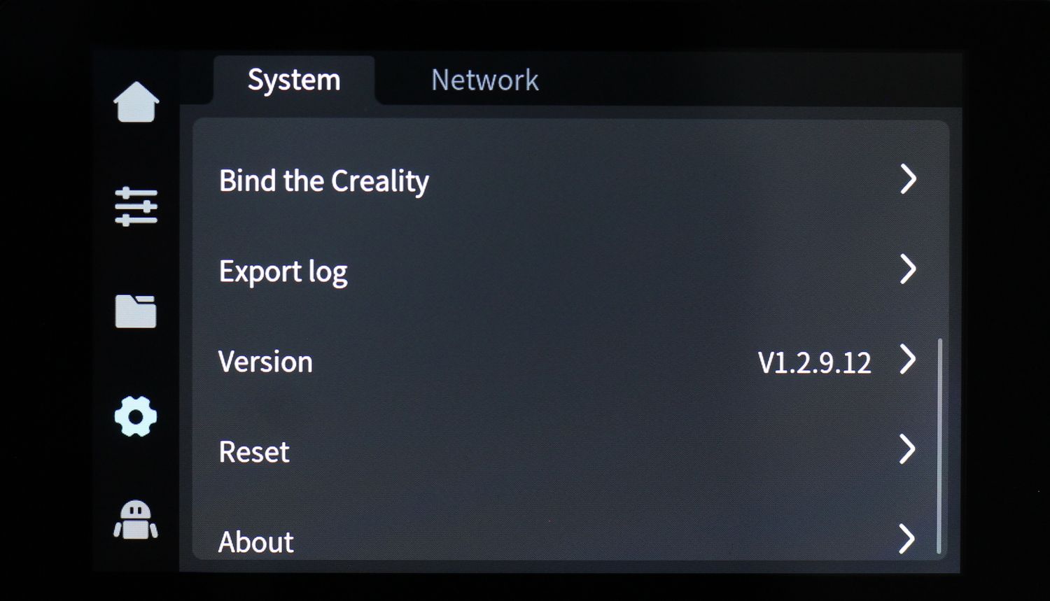 Creality K1 Review Screen Interface and Menu7 | Creality K1 Review: CoreXY for Tinkerers