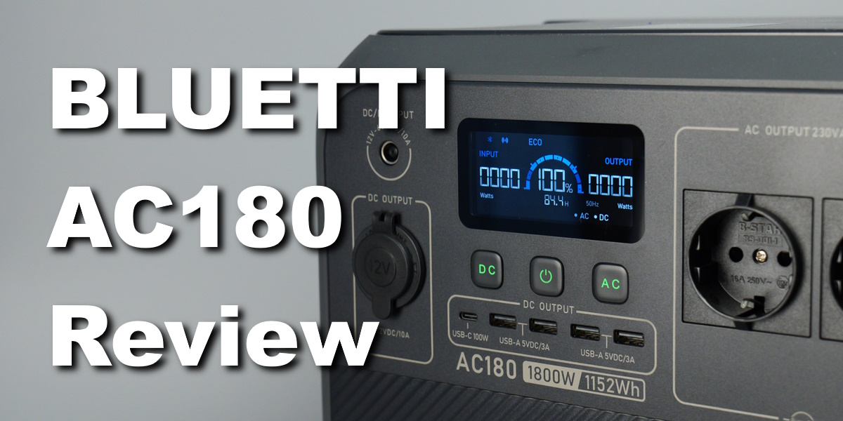BLUETTI AC180 Portable Power Station Review