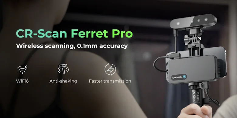 CR Scan Ferret Pro codex | Creality CR-Scan Ferret Pro: User-friendly and Cost-effective 3D Scanner