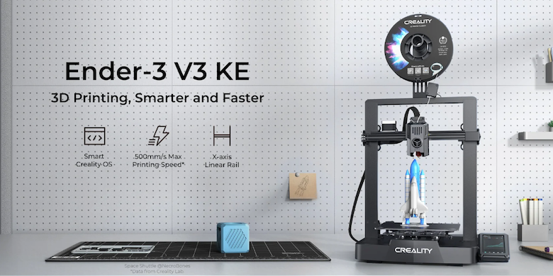 Creality unveils Ender-3 V3 KE: The smart entry-level 3D printer for  everyone - The Gadgeteer