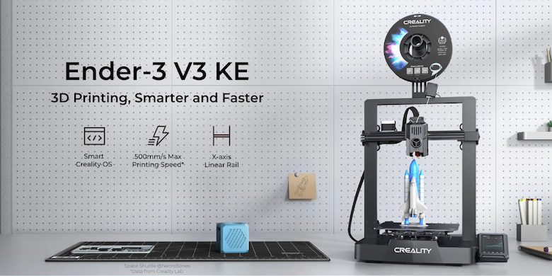 Creality Unveils Ender-3 V3 KE: The Smart Entry-Level 3D Printer for  Everyone (Ad)