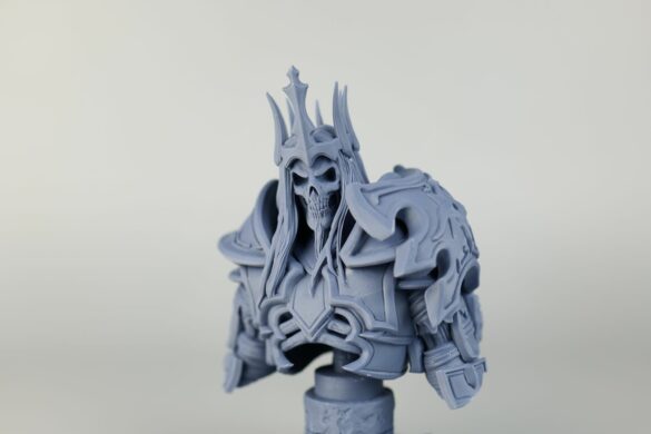 Leoric Bust printed on UniFormation GKTWO5 | UniFormation GKTWO Review: With W230 and D265 Post Processing Kit
