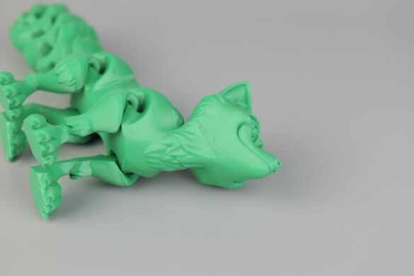 PETG Flexi Fox on A1 Mini 4 | Bambu Lab A1 Mini and AMS Lite Review: Fast and Silent
