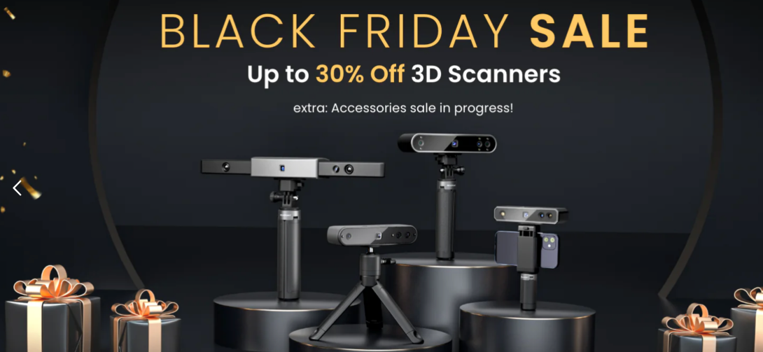 Revopoint Scanner BF | Top 3D Printer Deals for Black Friday 2023