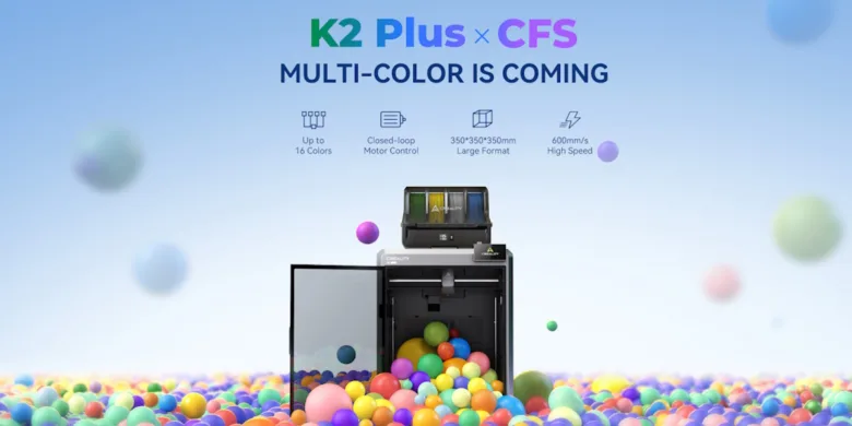 Creality K2 Plus Combo 1 codex | The Creality K2 Plus X CFS Combo Goes on Pre-Sale: Its First Multi-Color 3D Printing Solution
