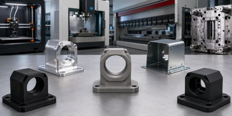 3D Printing vs CNC vs Sheet Metal vs Injection Molding | 3D Printing vs CNC vs Sheet Metal vs Injection Molding: Which Process Should You Choose? 3D Printing vs CNC vs Sheet Metal vs Injection Molding | 3D Printing vs CNC vs Sheet Metal vs Injection Molding: Which Process Should You Choose?