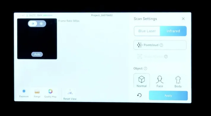 Creality Scan 5 Interface4 | Creality Sermoon P1 Hands-On Review