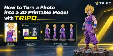 Thumbnail Tripo | How to Turn a Photo into a 3D Printable Model with Tripo